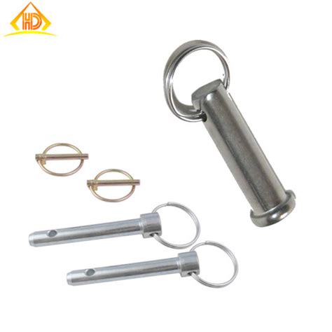 China Stainless Steel Quick Release Ball Lock Pull Handle Detent Ring
