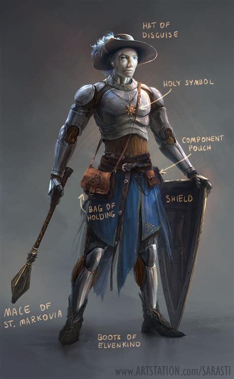 Art Whole E Hale Warforged Cleric Of Lathander Rdnd