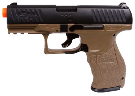 Walther Ppq Spring Airsoft Pistol Tan Pyramyd Air