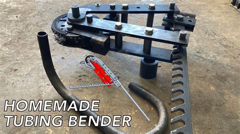 Homemade Tubingpipe Bender Build Details And Demo Youtube
