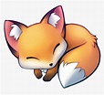 1000 X 1000 - Cute Sleeping Fox Cartoon, HD Png Download , Transparent ...