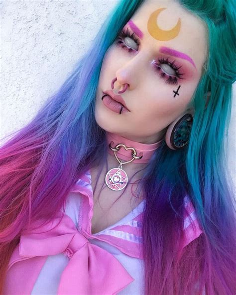Pin By 210 317 0311 On Goth Pastel Goth Hair Goth Makeup Pastel
