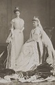 HRH HELENA OF WALDECK UND PYRMONT DUCHESS OF ALBANY AND HER SISTER THE ...