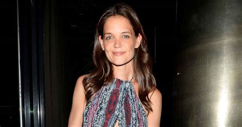Katie Holmes Stuns In A Backless Romper Street Style Photos