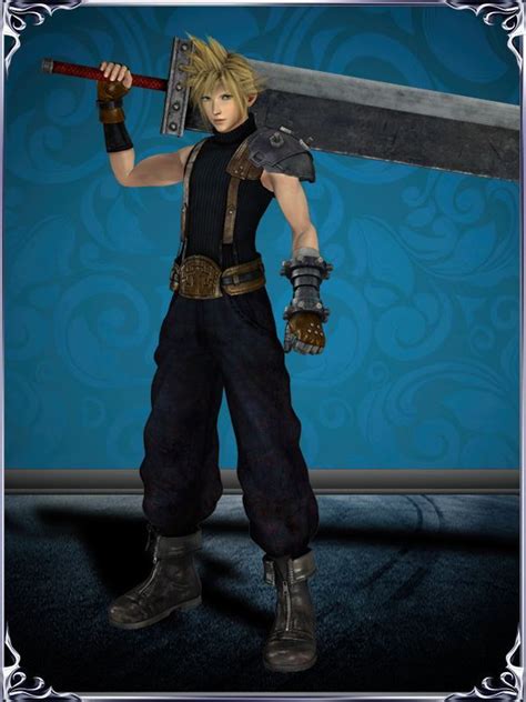 Dissidia Nt Cloud Strife Soldier 1st Class By Kyliestylish On