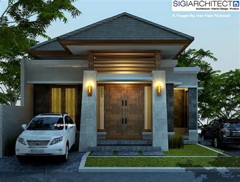 Untuk tipe 21, desain rumah minimalis tampak depan terlihat sangat sederhana. Bali Modern House