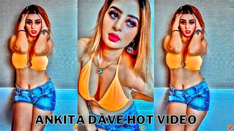 Ankita Dave Hot Video And Sexy Live Ankita Dave In Orange Bikiniii Fashion Dhk Ii Youtube