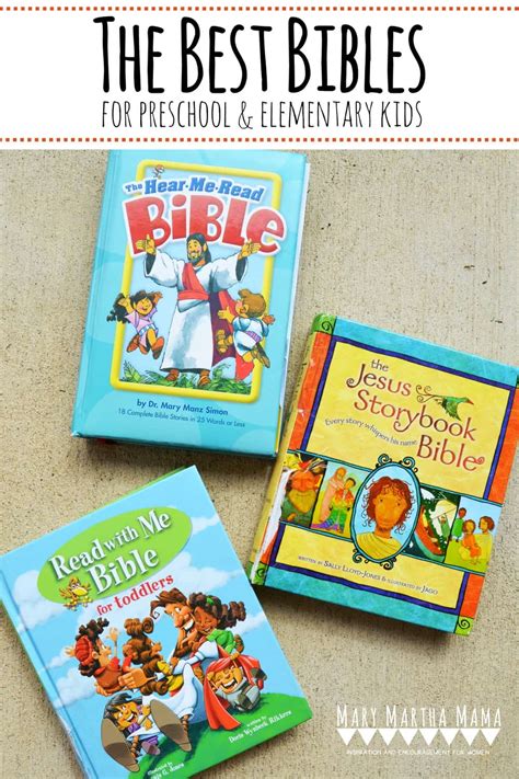 Bibles For Preschoolers And Elementary Kids Our Faves Mary Martha Mama