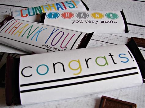By craftbits (shellie wilson) in paper crafts, wedding you need to buy chocolate bar's or sweets that the outside wrapper can be removed to expose the tinfoil wrapper. free candy bar wrapper thank you (and congrats) printables ...