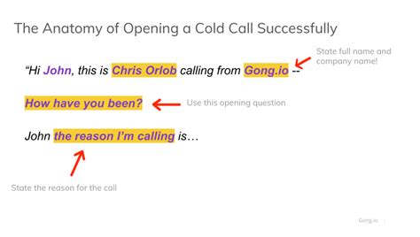 Cold Calling Tips 17 Techniques To Master Cold Calls Gong