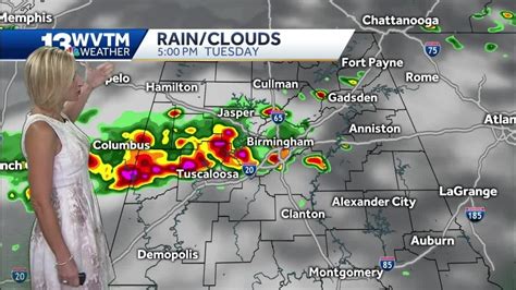 More Thunderstorms Forecast For Central Alabama Youtube