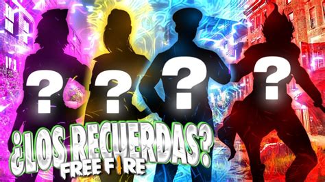 Los Personajes Olvidados De Free Fire😔💀 ¿los Conoces Youtube