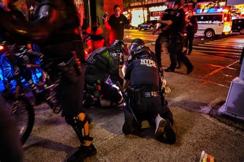 Ny Protesters Say The Police Attacked Them It Felt Like Warfare
