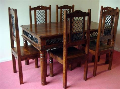 Drop leaf styled dining table set with two chair. Wooden Dining Sets | Indian Dining Sets | India Wooden ...