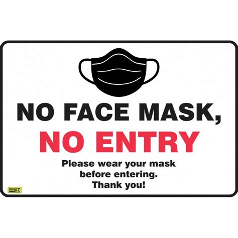 No Face Mask No Entry
