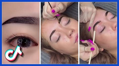 Beautiful Eyebrow Tutorials Tiktok Compilation Tips For Every Girl Youtube