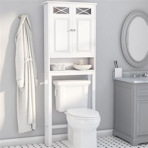 Beachcrest Home Woodley Over The Toilet Space Saver Bathroom Storage