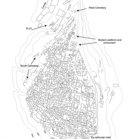 Map Of Humahuaca And Location Of The Archaeological Sites And