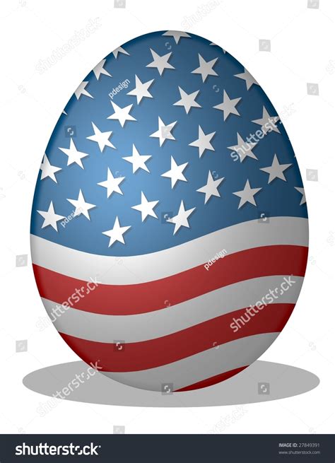 Usa Easter Egg Stock Illustration 27849391 Shutterstock