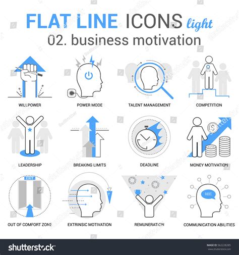 Infographics Icons Collection Of Business Royalty Free Stock Vector