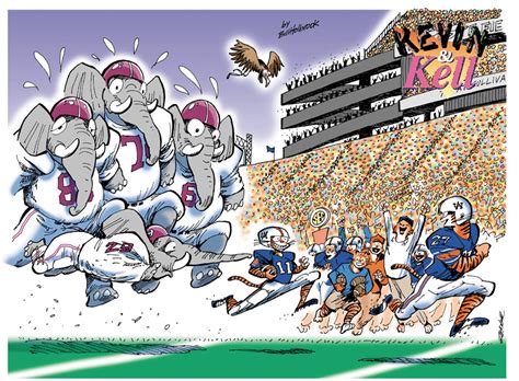 Auburn Grad Bill Holbrook Cartoons The Kick Six A La ‘kevin And Kell