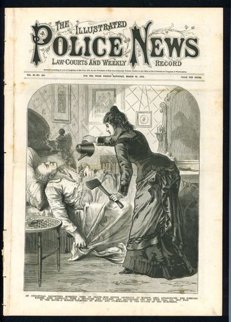 The Illustrated Police News Victorian Illustration Police News