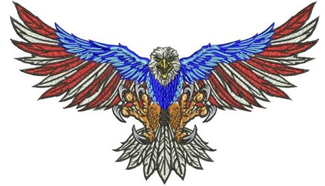 Eagle Embroidery Design Tested Etsy