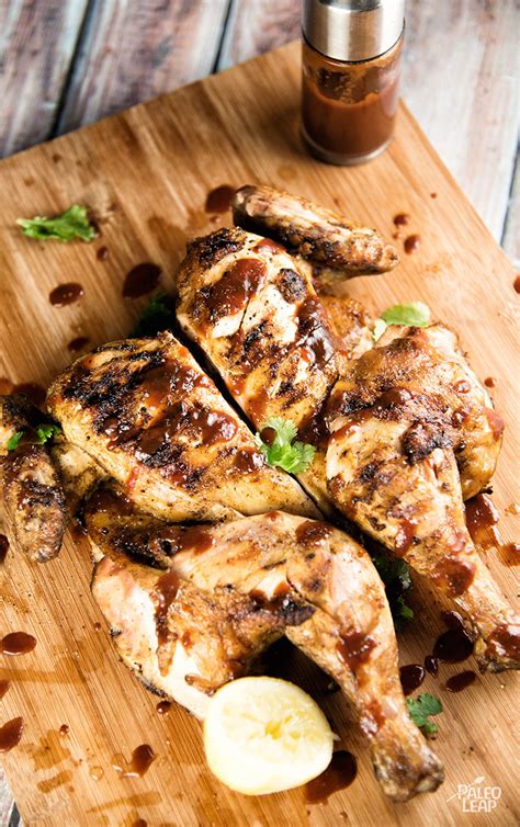 This chicken is about to be the king of this year's grilling season! Grilled Spatchcock Chicken | Paleo Leap