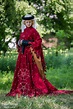 14th century houppelande, All handmade. Clothes made by: https://www ...