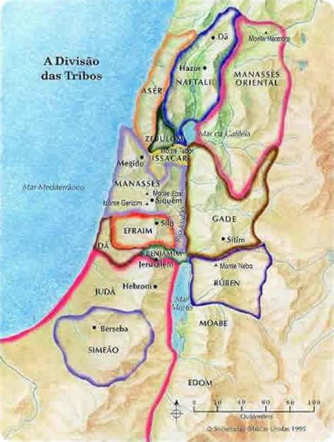 A Divisão Das 12 Tribos De Israel Dannybia™ Dannys Home Page