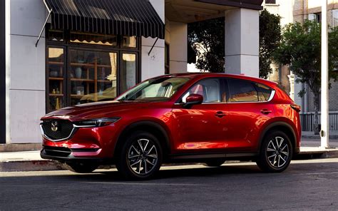Download Wallpapers Mazda Cx 5 2017 New Cx 5 Red Cx 5 Crossovers