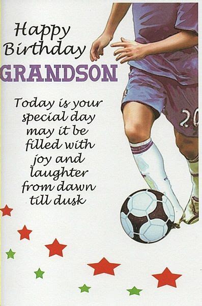 Birthday Cards Male Relation Birthday Cards Grandson Happy Birthday