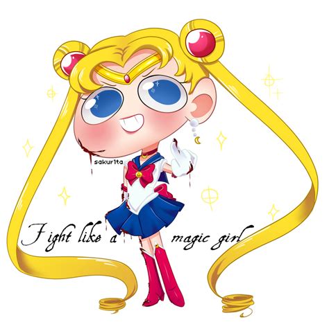 Fight Like A Magic Girl Sailor Moon By Sakur1ta On Deviantart