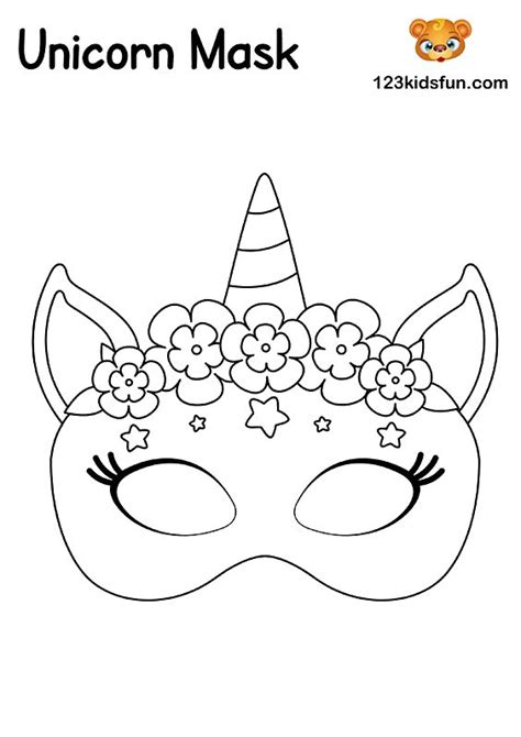 Free Printable Unicorn Mask