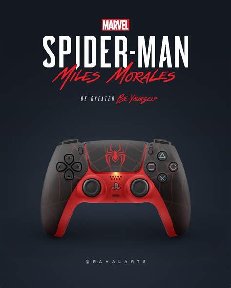 Rahal Nejraoui Spider Man Miles Morales Ps5 Dualsense Controller