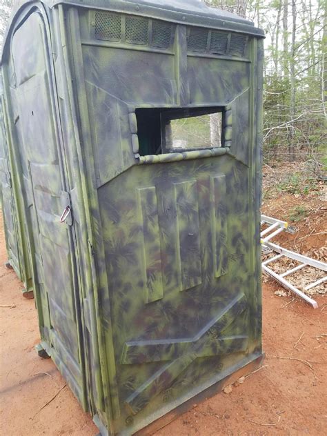 Diy Awesome Hunting Blind From A Porta John By Wholery Bird