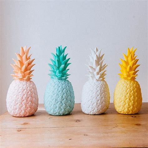 Back In Stock Pina Colada Lamp In White Contemporary Pineapple Night