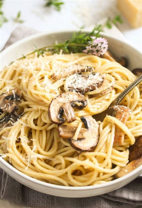 Truffle Oil Pasta With Mushrooms Where Is My Spoon