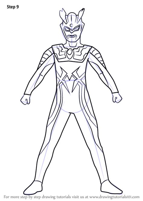 Coloring Pages Ultraman Ultraman Taro Zero Hikari Coloring Pages