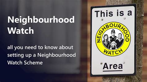 Neighbourhood Watch All You Need To Know Youtube