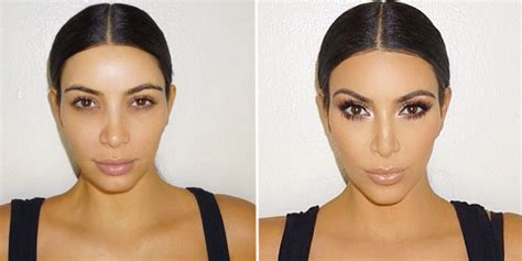 Kim Kardashians Makeup Masterclass Before And After