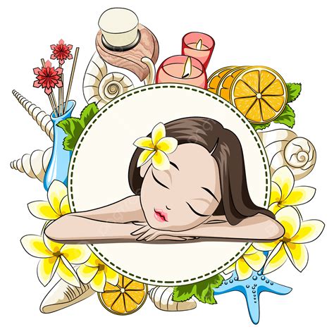 Eps Spa Therapy Vector Digital Clipart Instant Download Png Files