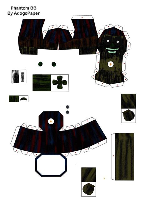 How Make A Fnaf Character Out Of Paper Gesermasters