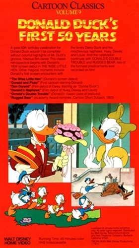 Cartoon Classics First Series Volume 9 Donald Ducks First Fifty