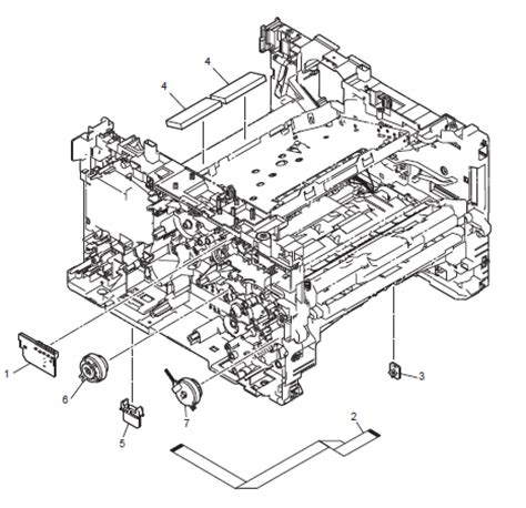 Brother Mfc L5900dw Parts List And Illustrated Parts Diagrams