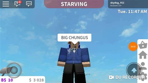 I Said Big Chungus In Roblox And It Went Wrong Youtube