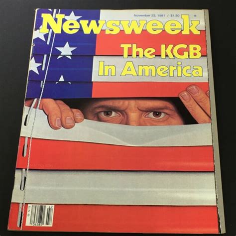 Vtg Newsweek Magazine November 23 1981 The Kgb In America Newsstand