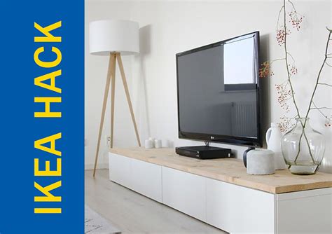 Awesome Ikea Hack Of The Week A Tv Stand Thats Modern And Homey