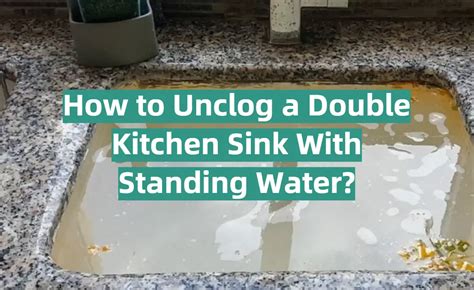 How To Unclog A Double Kitchen Sink With Standing Water Kitchenprofy