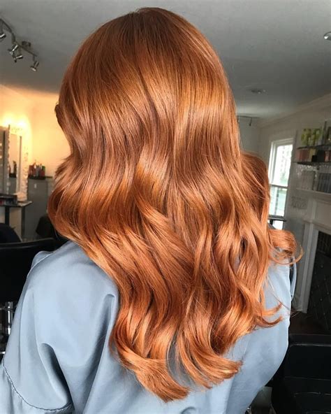 Lovely Copper Hair Haircolorauburn Red Balayage Hair Long Hair